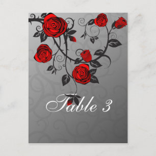 Enchanted Roses Table Card