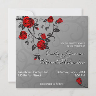 Enchanted Roses Wedding Invitation