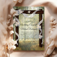 Enchanted Rustic Woodland Wedding Arch