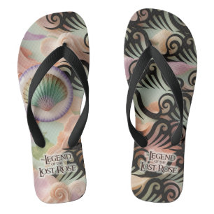 Enchanted Seashell Flip Flops