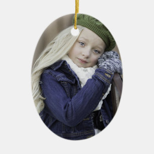 Enchanted Season Holiday Photo Year Ceramic Tree Decoration