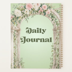 Enchanted Secret Garden & Floral Archway Aesthetic Planner