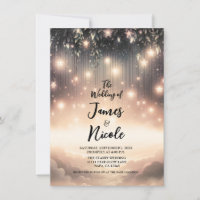 Enchanted Sky Tree Glow Stars & Clouds Wedding