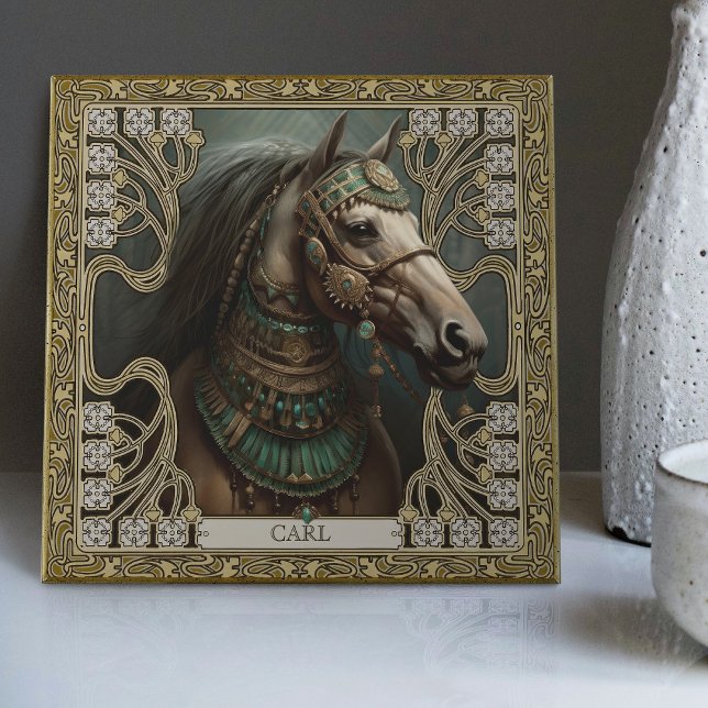 Enchanted Spirit Horse Personalised Tile (Creator Uploaded)