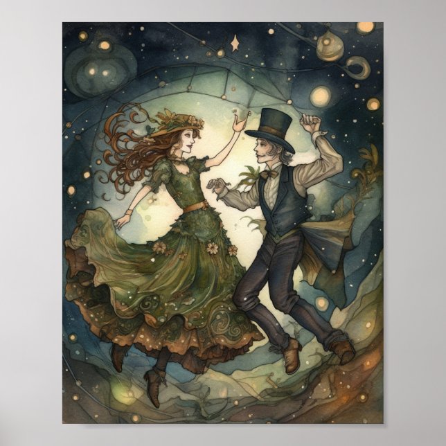 Enchanted Steampunk Waltz: A Victorian Dream Poster (Front)