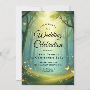 Enchanted Sunlit Glimmer Grove Invitation
