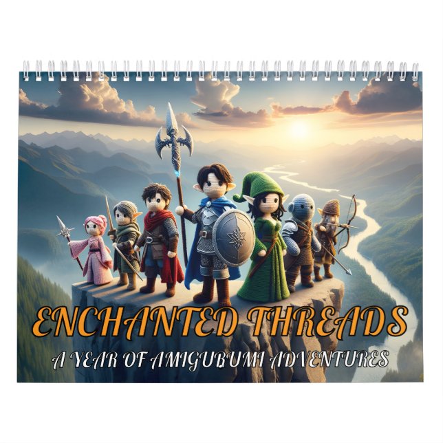 Enchanted Threads: A Year of Amigurumi Adventures Calendar (Cover)
