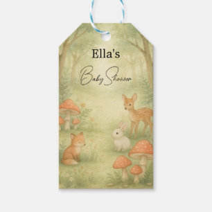 Enchanted Toadstool Baby Shower Favour Tags