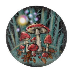 Enchanted Toadstools Cutting Board