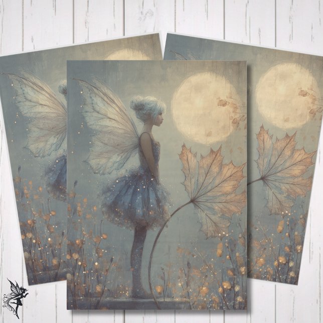 Enchanted Twilight Fairy Watercolor Fantasy Tissue Paper (Creator Uploaded)