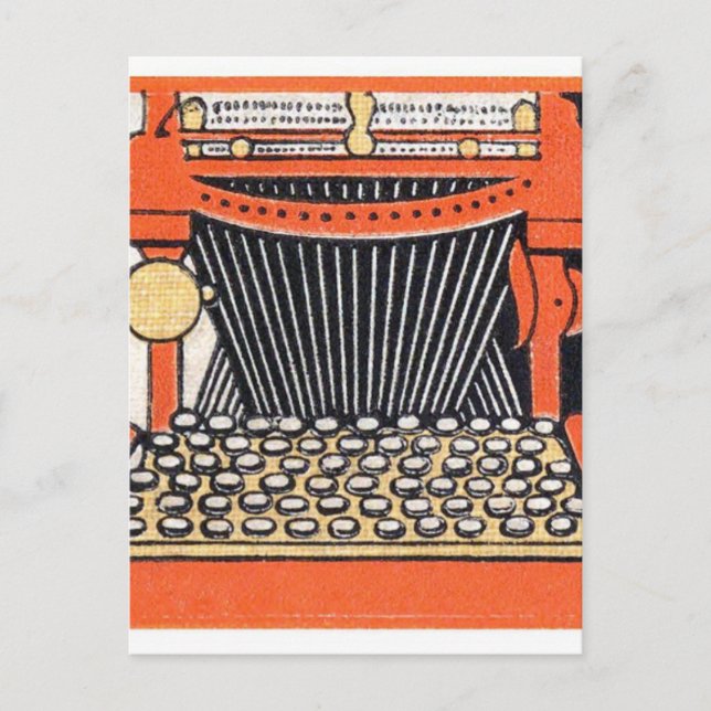 Enchanted Typewriter Postcard (Front)