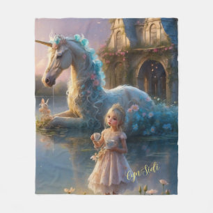 Enchanted Unicorn Fleece Blanket