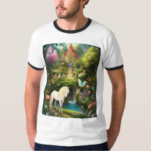 Enchanted Unicorn Forest T-Shirt Designs