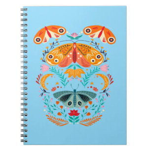 Enchanted Wings Magical Moth Butterfly Notebook