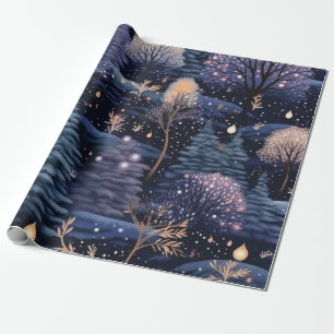 Enchanted Winter Forest Christmas Wrapping Paper