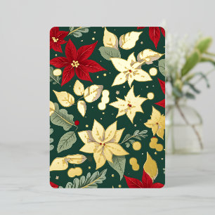 Enchanted Winter Gardens Photo Foil Holiday Card