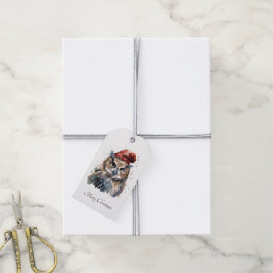 Enchanted Winter Owl, custom Gift Tags