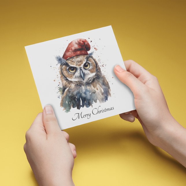 Enchanted Winter Owl, custom Invitation (Creator Uploaded)