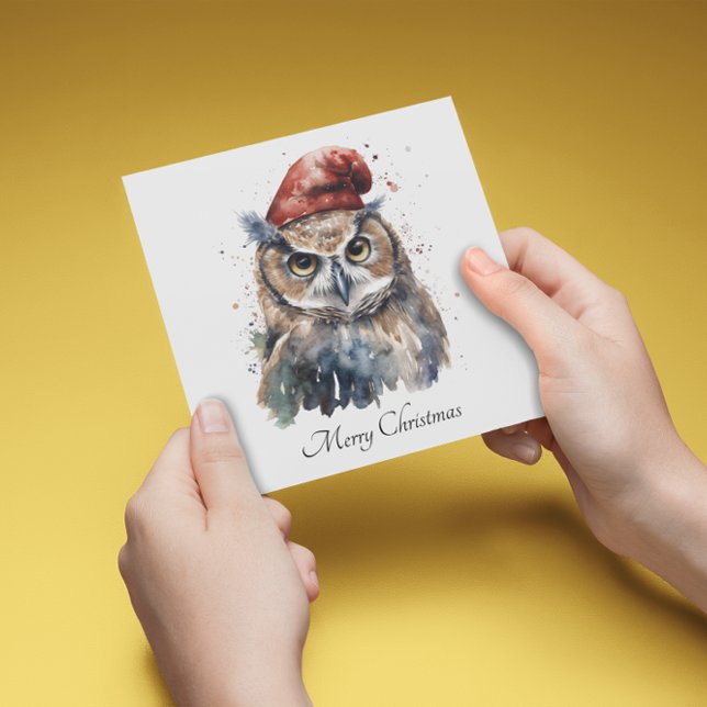 Enchanted Winter Owl, custom Invitation (Creator Uploaded)