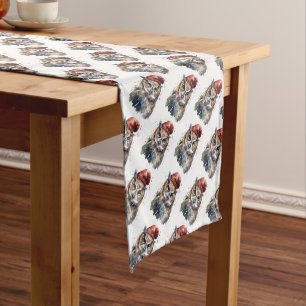 Enchanted Winter Owl, custom Short Table Runner