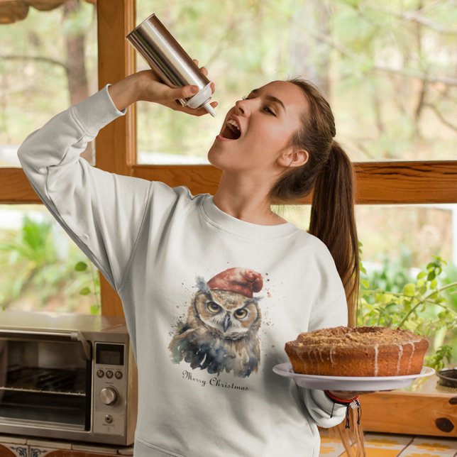 Enchanted Winter Owl, custom Sweatshirt (Creator Uploaded)