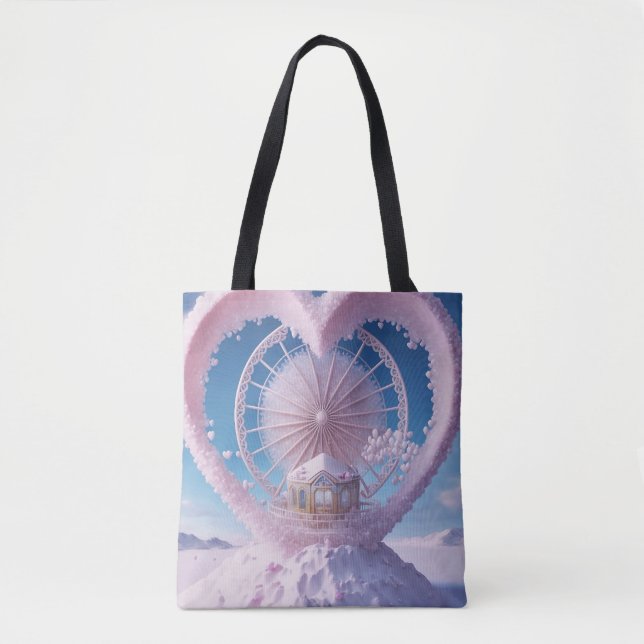Enchanted Winter Palace Tote Bag (Front)