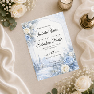 Enchanted Winter Wedding Invitation