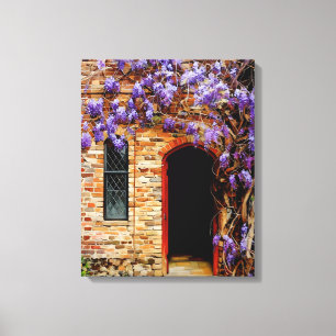 Enchanted Wisteria Lane Canvas Print