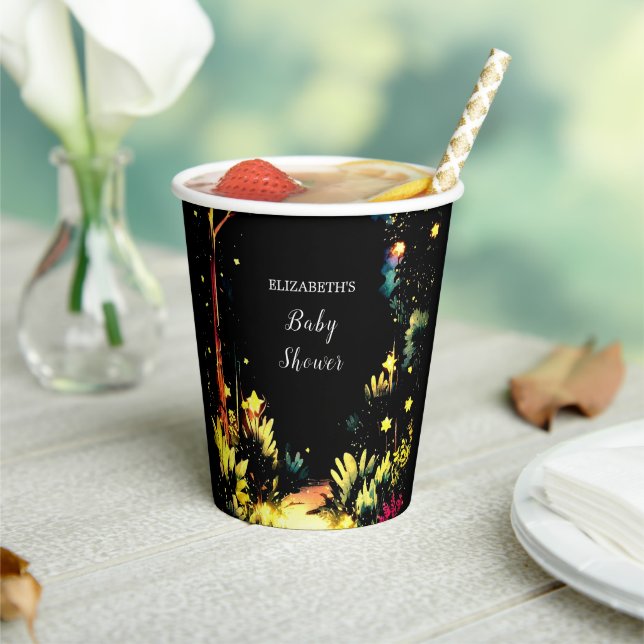 Enchanted Woodland Baby Shower Paper Cups (Insitu)