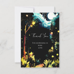 Enchanted Woodland Baby Shower Thank You Card