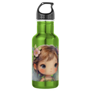 Enchanted Woodland Fairy: pastel green Sprite 532 Ml Water Bottle