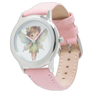 Enchanted Woodland Fairy: pastel green Sprite Watch