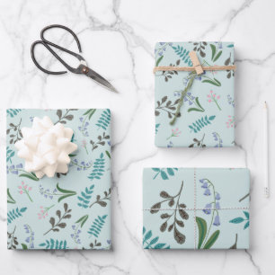 Enchanted Woodland Floral Wrapping Paper