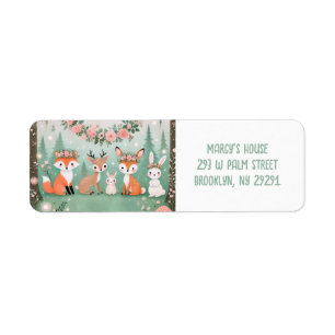 Enchanted Woodland Forest Creatures Baby Shower