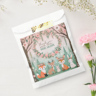 Enchanted Woodland Forest Creatures Baby Shower Favour Bags
