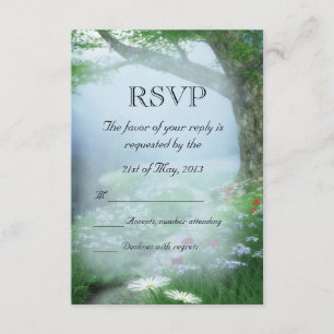 Enchanted Woodland Forest Wedding RSVP