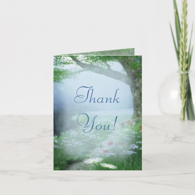 Enchanted Woodland Forest Wedding Thank You (Front)