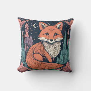Enchanted Woodland Fox D20 Cushion