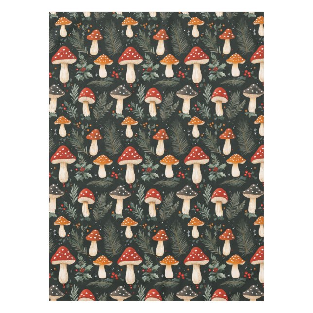 Enchanted Woodland Holiday Tablecloth (Front)