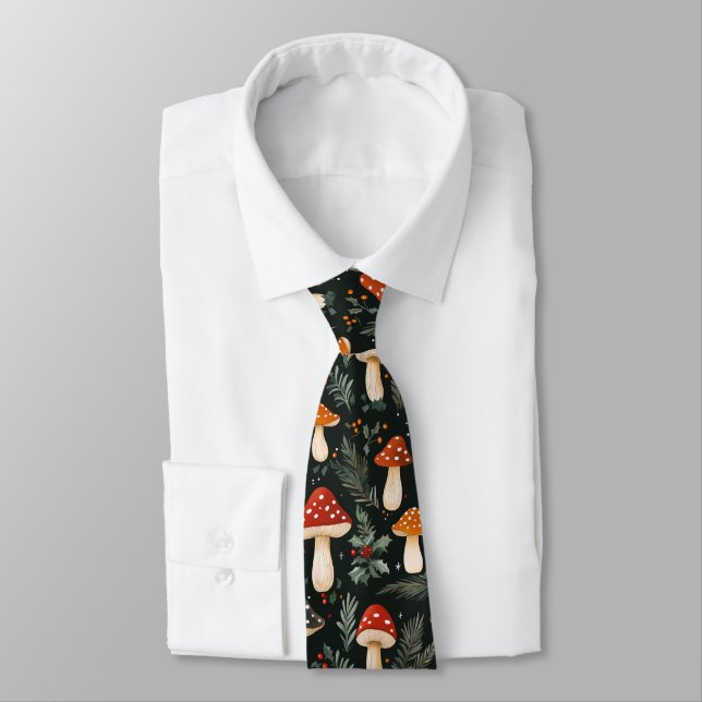 Enchanted Woodland Holiday Tie (Tied)