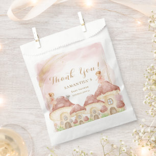 Enchanted Woodland Mushroom Baby Shower Party Favour Bags
