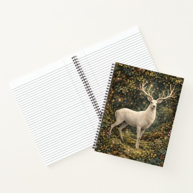 Enchanted Woodland Stag Notebook (Inside)