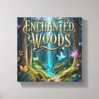 Enchanted Woods Magical Canvas Print