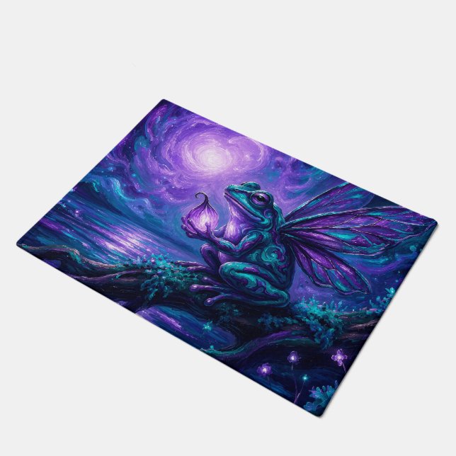 EnchantedTreeFrog Doormat (Angled)