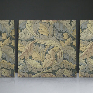 Enchanting Acanthus William Morris Floral  Tile