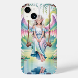 Enchanting Angel Girl on a Swing Case-Mate iPhone 14 Case