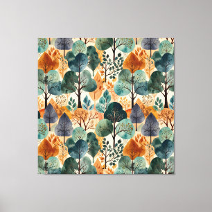 Enchanting Autumn Trees Canvas Print