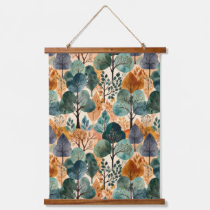 Enchanting Autumn Trees Hanging Tapestry