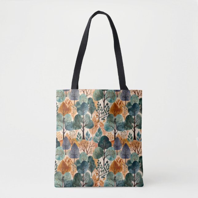 Enchanting Autumn Trees Tote Bag (Front)