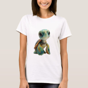 Enchanting Baby Sea Turtle Watercolor Women T-Shirt